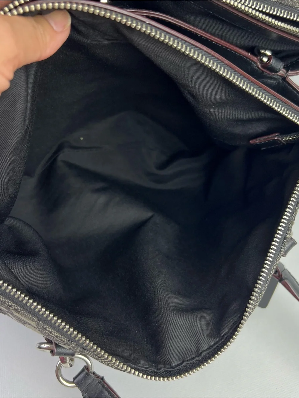 Coach Signature Shoulder Bag Satchel Handbag Purse